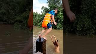 Tắm sông vui #shorts│Yêu Miền Tây 63
