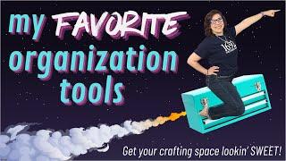 My FAVORITE Organization Tools: Clean Up Your Craft Room! DIY Organization Fun Inside!