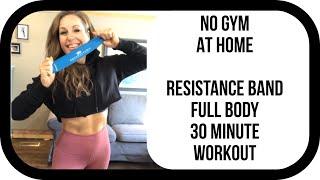 NO GYM - HOME - Resistance Band Full Body Workout - Upper & Lower Body with Abs