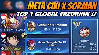 Meta Ciki x Sorman Top 1 Global Fredrinn !! Party Stong Auto Win !?