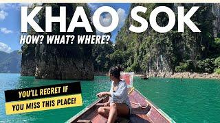 How to travel Khao sok national park? | A Complete Travel Guide