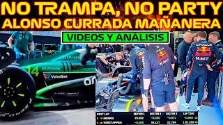 TEST F1 RED BULL TIEMBLA, SIN TRAMPA NO HAY EXTRATERRESTRE, FERNANDO ALONSO HACE TEST DE LA MAÑANA