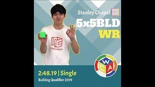 2:48.19 5x5x5 Blindfolded Former World Record Single