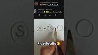 S+M dropart #shortsfeed #youtubeshorts #trendingshorts #creative #drawing #trending #viralvideo #1k