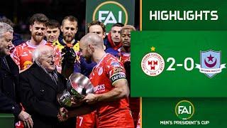 2025 Men's President's Cup | Shelbourne 2-0 Drogheda United | Highlights