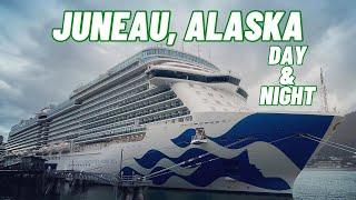 Discovery Princess visits Juneau, Alaska during the Day and Night!