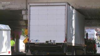 Spokane sees fall in number of trucks getting stuck under bridges