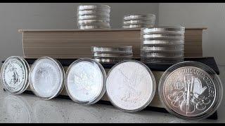 Maple Leaf Stacker - 1oz Silver Coins