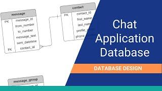 Database Design for Chat Application