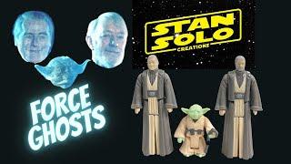 VINTAGE STAR WARS FORCE GHOST FIGURES FROM STAN SOLO CREATIONS