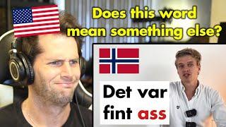 American Reacts to Common Norwegian Expressions