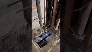 Bathroom shutdown and rough-in