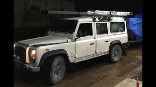 How to pop a tire bead without tools on the trail... in my Land Rover Defender  110