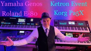 "Puttin' on the Ritz"(1929) - Korg Pa5X - Yamaha Genos - Ketron Event - Roland E-80