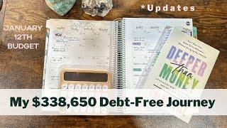 Budget with me | January 12th Pay Period | Debt Free Journey | Real Numbers