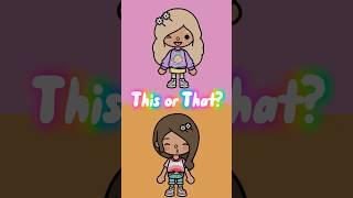 This or that? Toca Boca Twins 