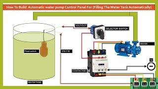 How To Build Automatic water tank level controller | Fill The Water Storage Tank Automatically|