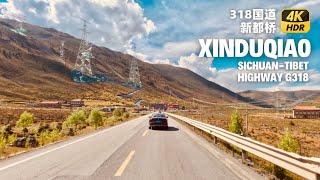 Driving in Xinduqiao - Best Scenery along Sichuan Tibet Highway G318