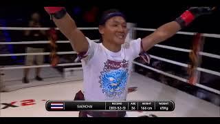 แสนชัย ฉีกหน้าคู่แข่ง! Saenchai vs Azize Hlali Full Fight (Muay Thai) - Phoenix 2