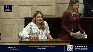 CONMEMORACIÓN A DIPUTADAS  - Marzo 5 de 2025