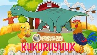 kukuruyuk | lagu anak anak | kuku kukuruyuk | animasi dino tirex |miaomi channel