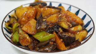 地三鲜还在油炸吗？大厨教你新做法，低脂低热，好吃还不长肉【百味食光记】