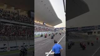 Moto GP BHARAT | SPRINT | 1000cc bikes | #motogp #bike #motogpbharat #india #racing #ducati #yamaha