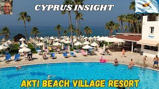 Akti Beach Village Resort, Paphos Cyprus - 2024 FULL Tour With Room.