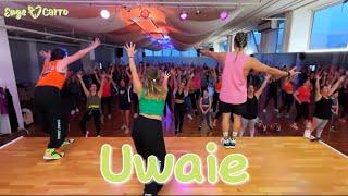 UWAIE - Zumba Coreo - Baila en casa - Euge Carro desde Suiza  junto a Marce Soto y Lore Rojas