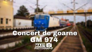 Concert de goarne GM 974 cu trenul IRN 1838