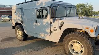 1993 Humvee Converted to Camper with Solar Panels