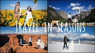 Seasons of Love - Wedding Shoot in Napa Valley, Yosemite, Grand Canyon and Lake Tahoe 自己婚紗自己拍！就愛四季旅行