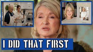 CHEAP IMITATION! Martha Stewart Rolls Her Eyes at Meghan COPYING Her Book for Cooking Show