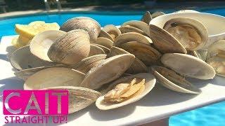 How To Cook Clams On The Grill | Cait Straight Up