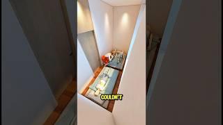 Tiny Coffin House Renovate! #shorts #interiordesign #homedesign