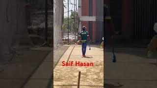 saif hasan batting practice #side_aram_throwing