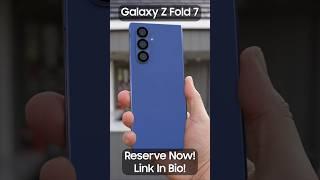 Samsung Galaxy Z Fold 7 Royal Blue #zfold7 #samsungfold7 #unpacked