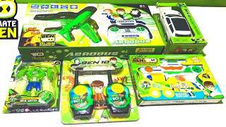 NEW BEN 10 TOY COLLECTION RC AEROPLANE,RC CAR,WALKI TALKI,TRANSFORMER WATCH,GUN II TOK TOK TV