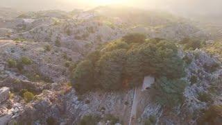 Jaj by drone, forest of Cedars, Lebanon