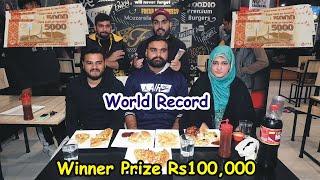 Family Deal Eating Amazing Record  | Winner Prize Rs100,000 |