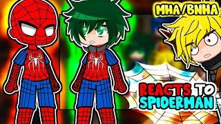 MHA/BNHA Reacts Deku as Spider-Man || Marvel's Spider-Man ||-Gacha Club React