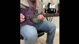 Dr Z Z-Wreck Jr | Warmtone Custom Telecaster | Blues in D Minor | #shorts