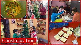 Christmas Tree decoration শুরু হলো  #banglavlog #moumukherjee