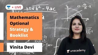 Mathematics Optional Strategy and Booklist | UPSC CSE | Vinita Devi