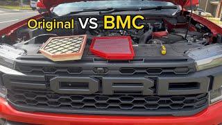 WORTH IT?? | Original VS BMC Air filter | Ford Ranger Raptor 2024