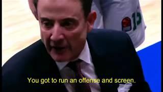 Rick Pitino - time out at CSKA Moscow