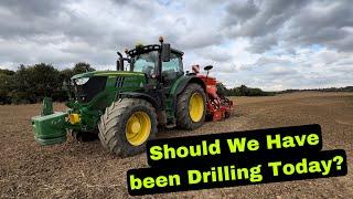 Drilling Barley, but is it the Right Thing?