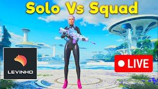  LeVenom Solo Vs Squad PUBG MOBILE