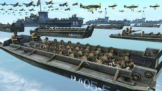 This New D-DAY BEACH INVASION Simulator is TERRIFYING & REALISTIC! - Men of War: WW2 Mod