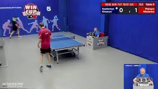 12:30 Кирсанов Константин 2-3 Николенко Максим  стол 5  ЮГ-2  02.06.22